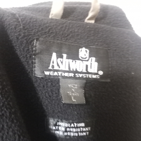 Ashworth Lined Microfiber Full Zip Jacket Size Large - Picture 8 of 8